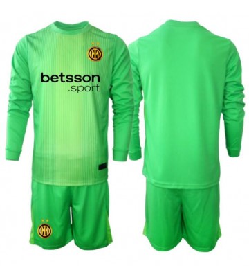 Inter Milan Målmand Tredjetrøje Børn 2025-26 Langærmet (+ Korte bukser)